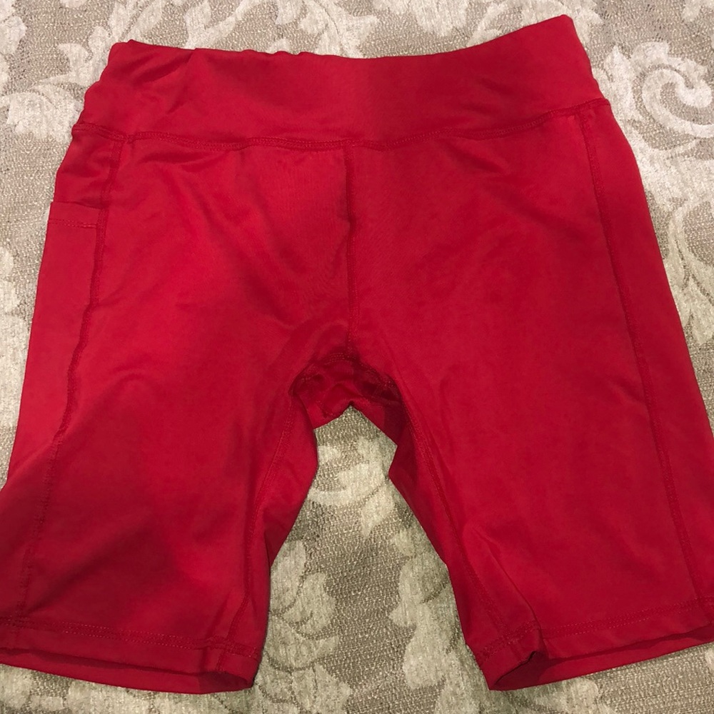 WOMENS HIGH WAITED WORKOUT YOGA SHORTS